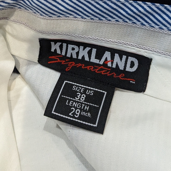 NWOT Kirkland Signature Men's Pleated Italian Wool Dress Slacks 38 x 29 - Picture 8 of 15